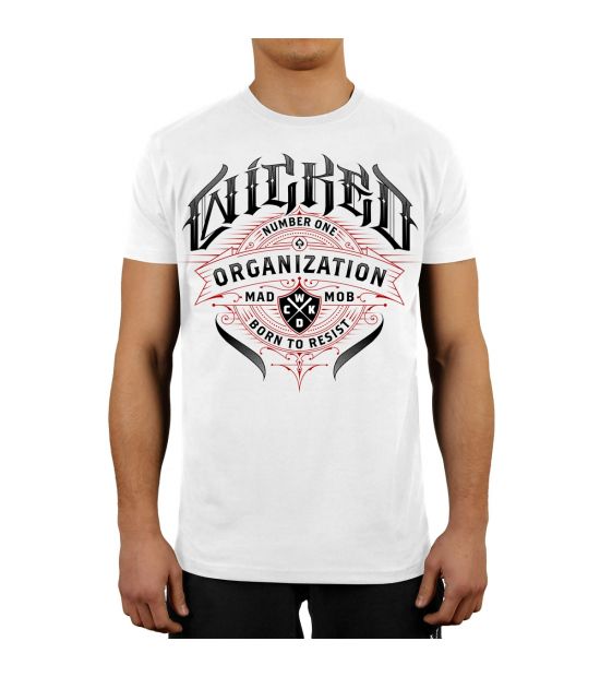 Футболка Wicked One  ORGANIZATION TEE WHITE Футболка Wicked One  ORGANIZATION TEE WHITE