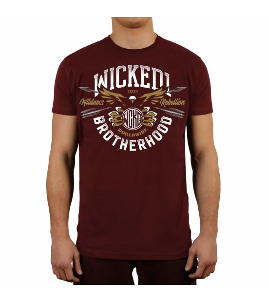 Футболка Wicked One EAGLE TEE BURGUNDY Футболка Wicked One EAGLE TEE BURGUNDY