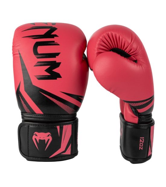 Боксерские перчатки VENUM CHALLENGER 3.0 BOXING GLOVES - BLACK/CORAL Боксерские перчатки VENUM CHALLENGER 3.0 BOXING GLOVES - BLACK/CORAL