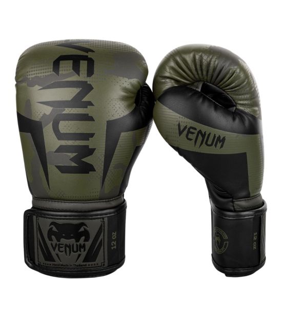 Боксерские перчатки VENUM ELITE BOXING GLOVES - KHAKI CAMO Боксерские перчатки VENUM ELITE BOXING GLOVES - KHAKI CAMO