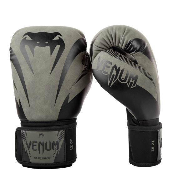Боксерские перчатки VENUM IMPACT BOXING GLOVES - KHAKI/BLACK Боксерские перчатки VENUM IMPACT BOXING GLOVES - KHAKI/BLACK