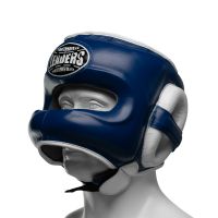 Шлем боксерский LEADERS LS BL/WH Шлем боксерский LEADERS LS BL/WH
