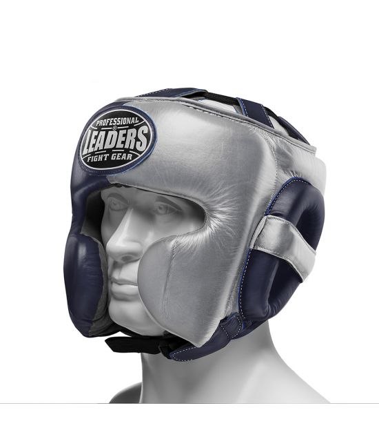 Шлем боксерский LEADERS LS MEX ULTRA BL/SIL Шлем боксерский LEADERS LS MEX ULTRA BL/SIL