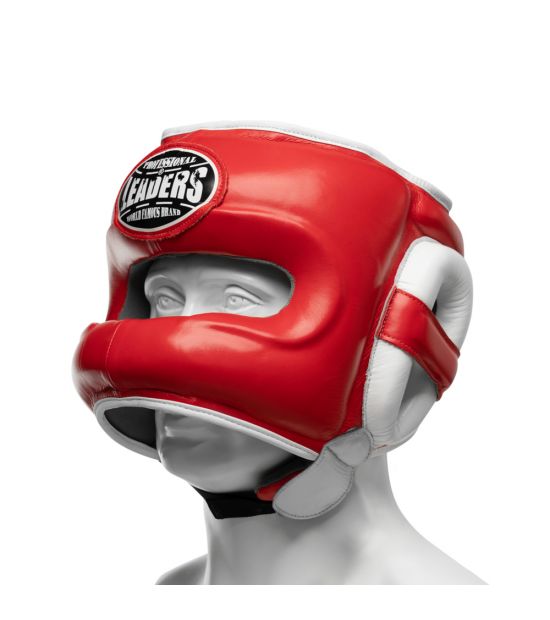Шлем боксерский LEADERS LS RD/WH Шлем боксерский LEADERS LS RD/WH