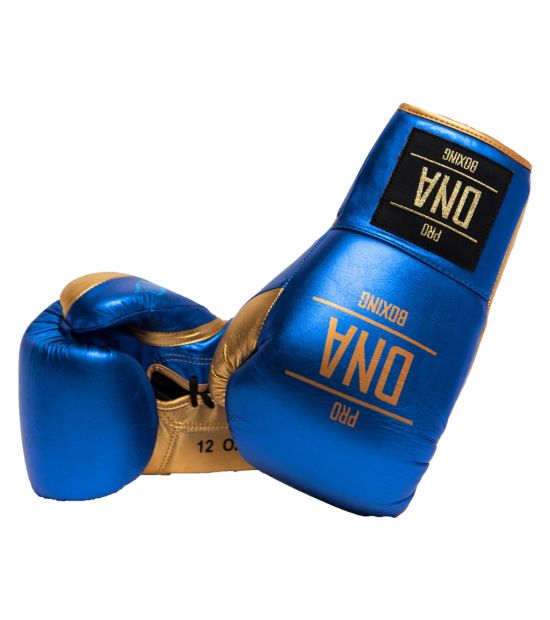 Боксерские перчатки DNA Pro Boxing STINGER Blue/Gold Боксерские перчатки DNA Pro Boxing STINGER Blue/Gold