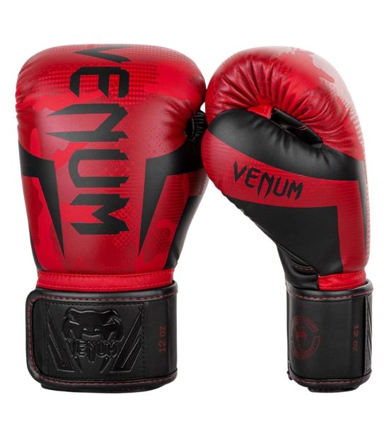 Боксерские перчатки VENUM ELITE BOXING GLOVES - RED CAMO Боксерские перчатки VENUM ELITE BOXING GLOVES - RED CAMO