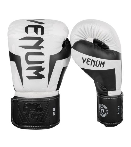 Боксерские перчатки VENUM ELITE BOXING GLOVES - WHITE/CAMO Боксерские перчатки VENUM ELITE BOXING GLOVES - WHITE/CAMO