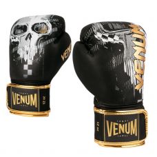 Боксерские перчатки VENUM SKULL BOXING GLOVES - BLACK