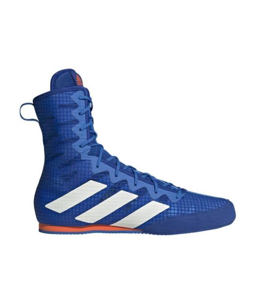 Боксерки Adidas Box Hog 4 Boxing Boots - BlueWhite Боксерки Adidas Box Hog 4 Boxing Boots - BlueWhite