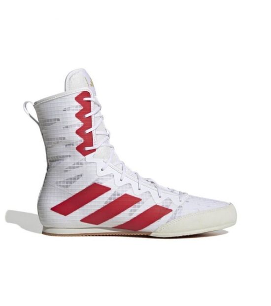 Боксерки Adidas Box Hog 4 Boxing Boots - WhiteRed Боксерки Adidas Box Hog 4 Boxing Boots - WhiteRed
