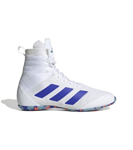 Боксерки Adidas Speedex 18 Boxing Boots - WhiteBlue Боксерки Adidas Speedex 18 Boxing Boots - WhiteBlue
