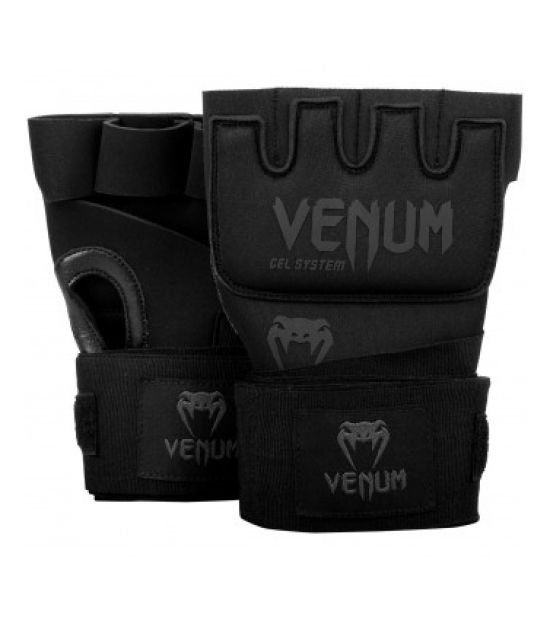 Бинты боксерские VENUM KONTACT GEL GLOVE WRAPS-BLACK/BLACK Бинты боксерские VENUM KONTACT GEL GLOVE WRAPS-BLACK/BLACK