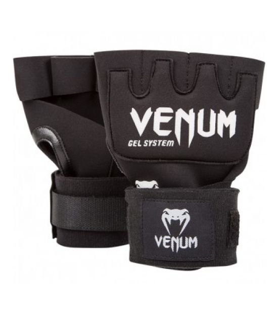 Бинты боксерские  VENUM "KONTACT" GEL GLOVE WRAPS - BLACK Бинты боксерские  VENUM "KONTACT" GEL GLOVE WRAPS - BLACK