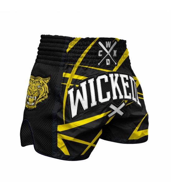 Шорты WIcked One Muay-Thai Claws Yellow/Black Шорты WIcked One Muay-Thai Claws Yellow/Black